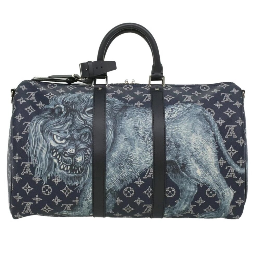 LOUIS VUITTON Monogram savanna Keepall Bandouliere 45 Boston M54129 Auth 33473S - Picture 3 of 15